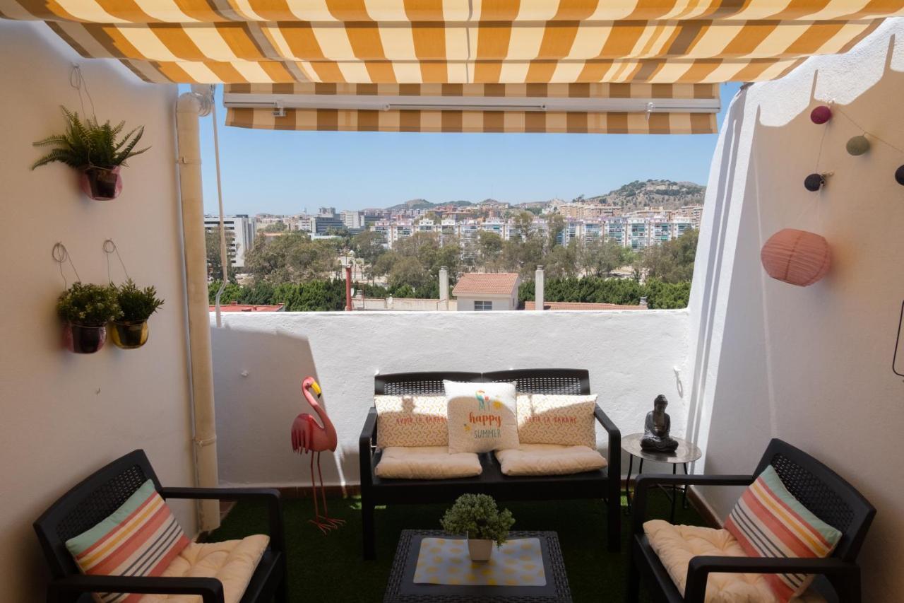Penthouse City Center Private Terrace Wifi Málaga Dış mekan fotoğraf