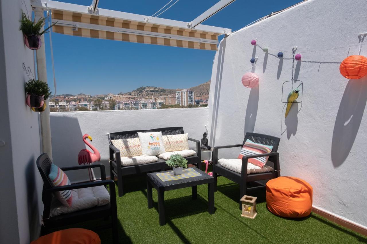 Penthouse City Center Private Terrace Wifi Málaga Dış mekan fotoğraf